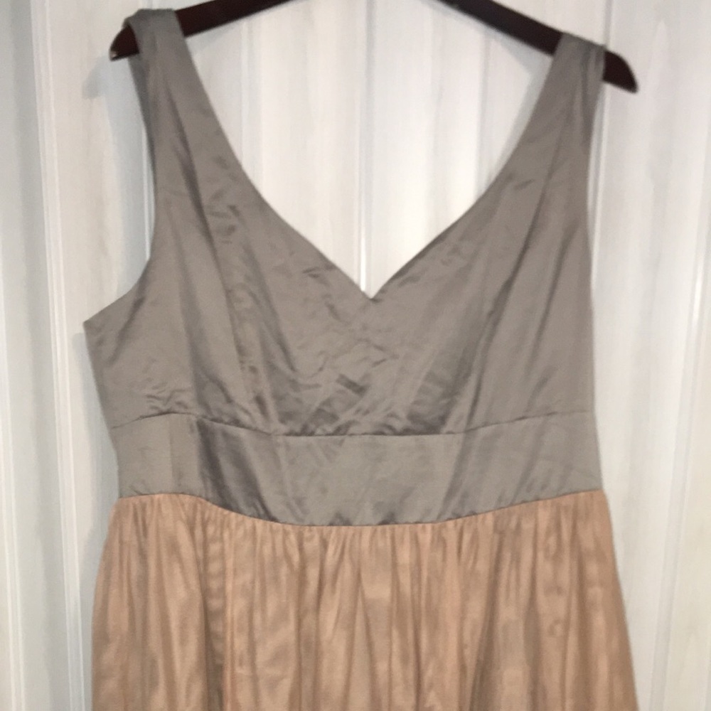 Plus sized bridesmaid dress